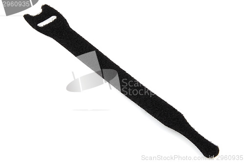 Image of Velcro cable tie in black