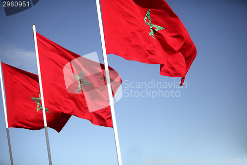 Image of Moroccon flags 