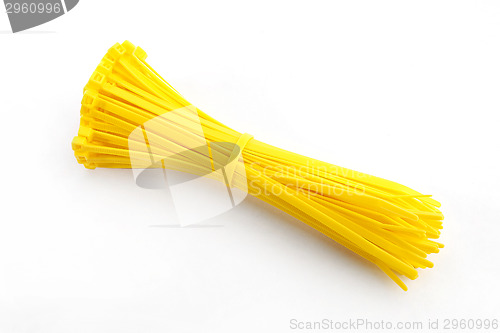 Image of Cable tie in yellow
