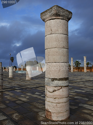 Image of Pillar of the mausoleum of Mohammed V.