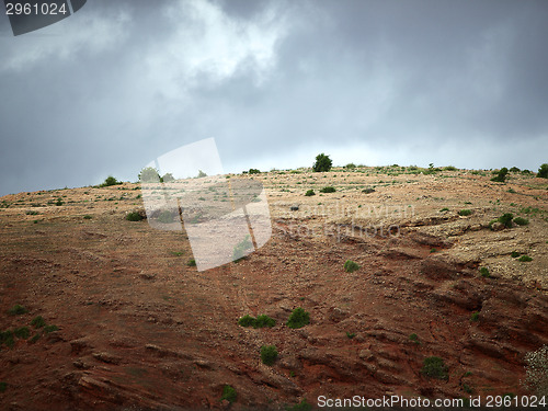 Image of Beautiful landscape on the way to Marrakech