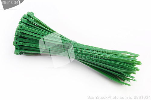 Image of Cable tie in green