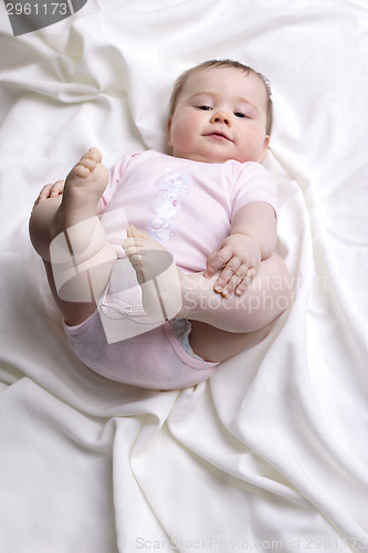 Image of Baby looking at the camera