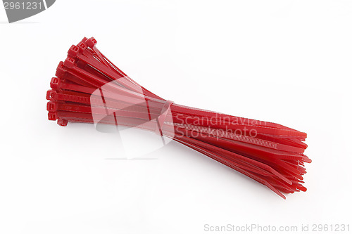 Image of Cable tie in red