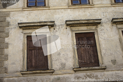 Image of Old windows downtown of Prague