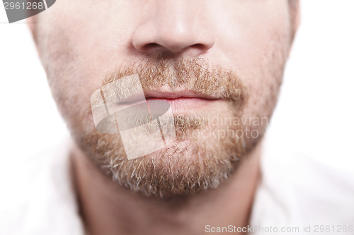 Image of Close-up of a male face 