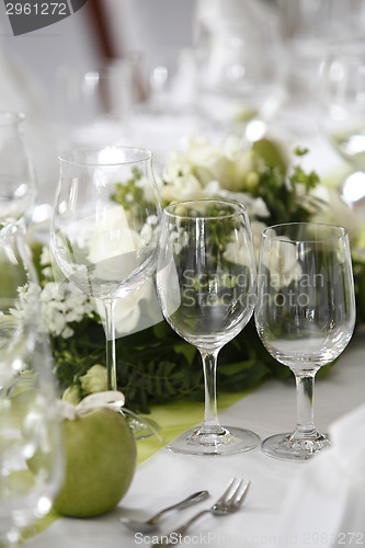 Image of Laid wedding table 