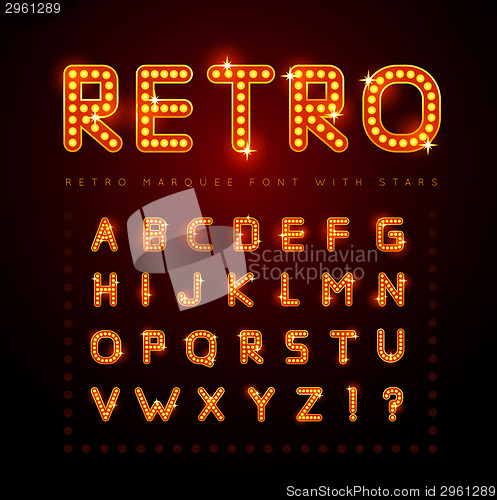 Image of Retro font