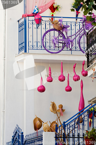 Image of Colorful terrace