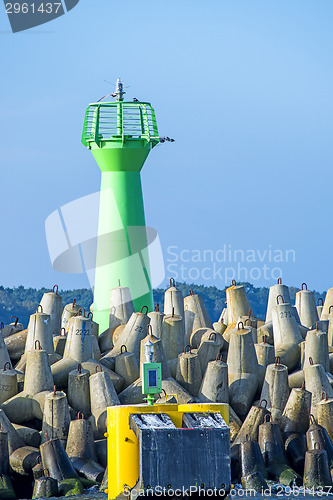 Image of Entrance of the seaport of Kolobrzeg, Poland