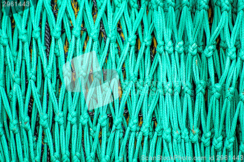 Image of green fishing net