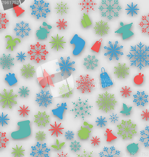 Image of  Christmas cover with traditional elements