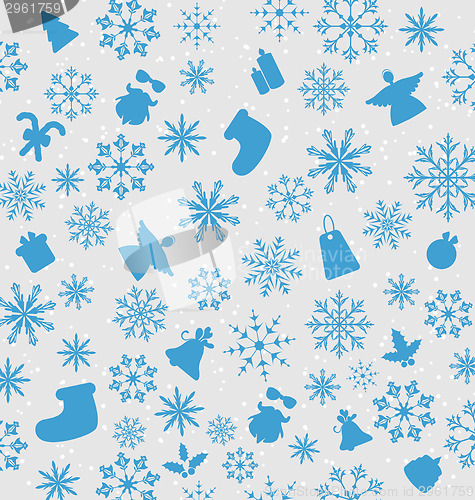 Image of Christmas wallpaper with traditional elements