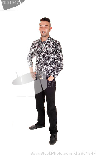 Image of Young man standing.
