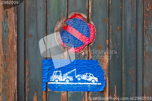 Image of No parking sign