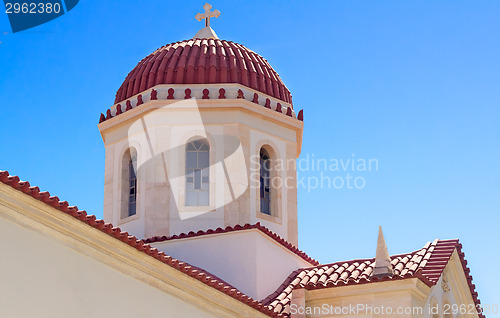 Image of Fragment of church in the city of Retimno, the island of Crete, 