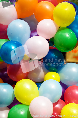 Image of Colourful air balloons.