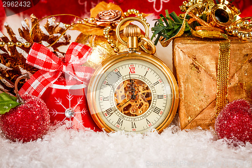 Image of Christmas pocket watch