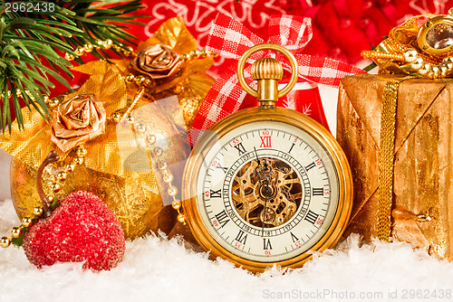 Image of Christmas pocket watch