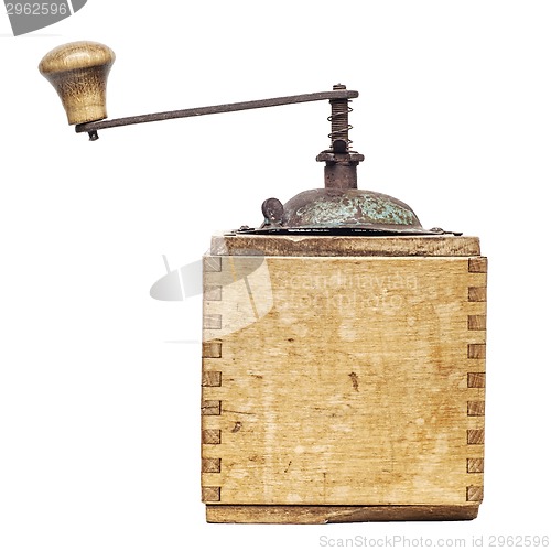 Image of old coffee grinder