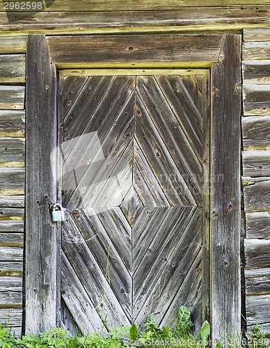 Image of wooden door background