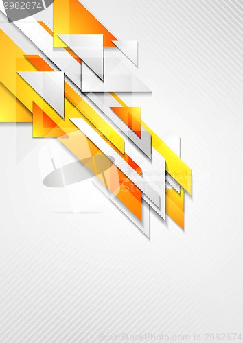 Image of Bright hi-tech geometry background