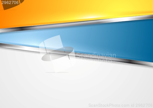 Image of Bright abstract background with metal elements