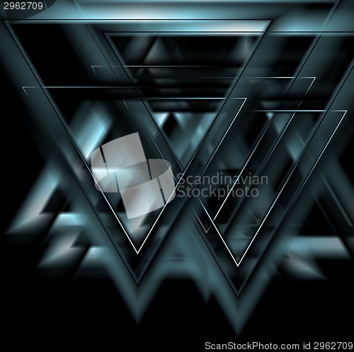 Image of Glow vector tech background