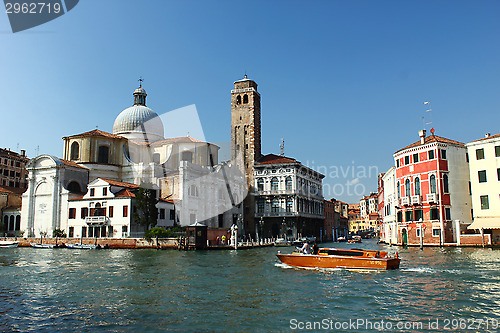 Image of Grand canal with boat