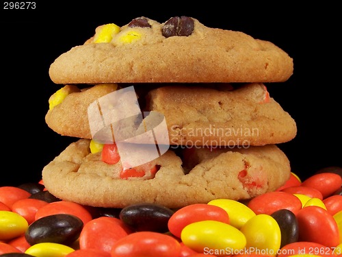 Image of Stack of Three Cookies