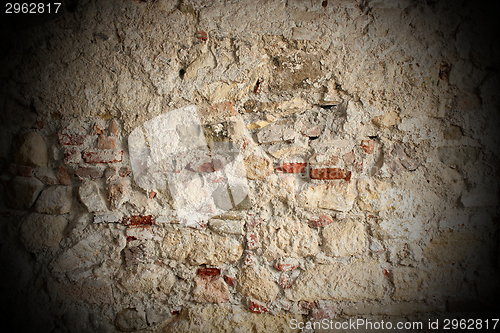 Image of old stone wall texture