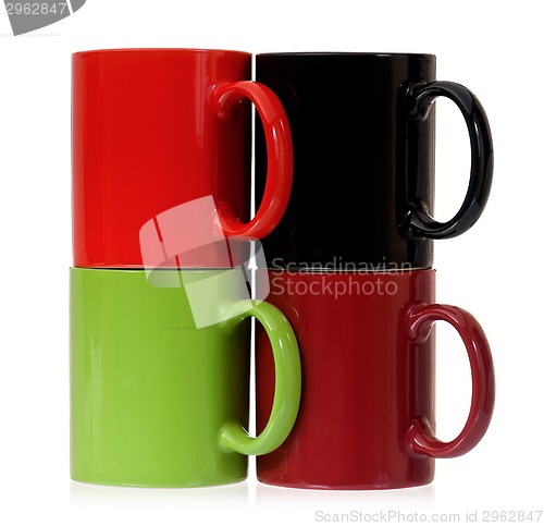 Image of Colorful cups