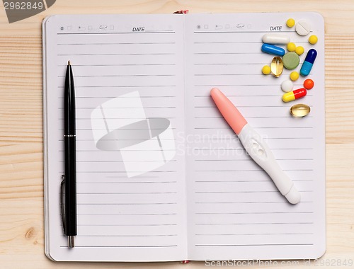 Image of Notepad - top view
