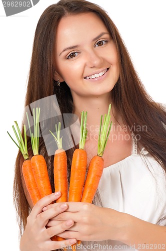 Image of Woman with vegetables