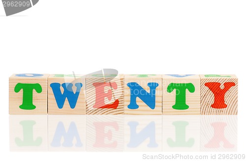 Image of Cubes with letters