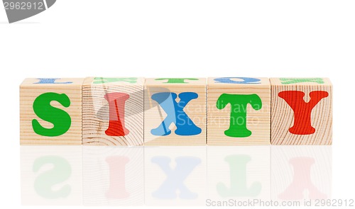 Image of Cubes with letters