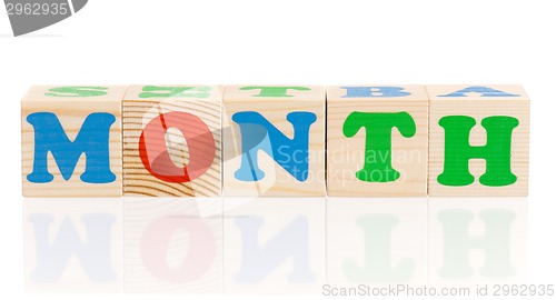 Image of Cubes with letters