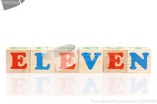 Image of Cubes with letters