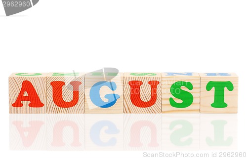 Image of Cubes with letters