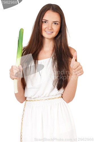 Image of Woman with vegetables