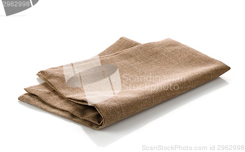 Image of green cotton napkin