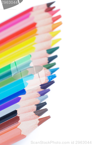 Image of Colorful Pencils Border