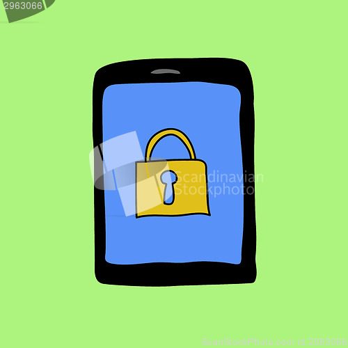 Image of Doodle pad with lock