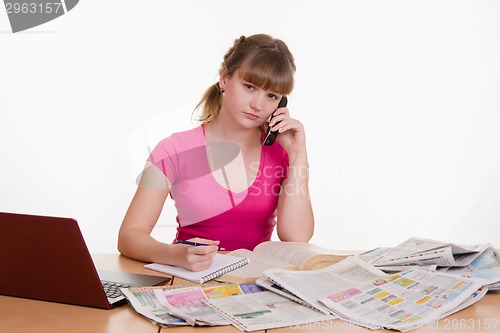 Image of Girl denied employment on the phone