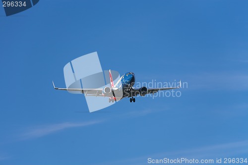 Image of Landing airplane