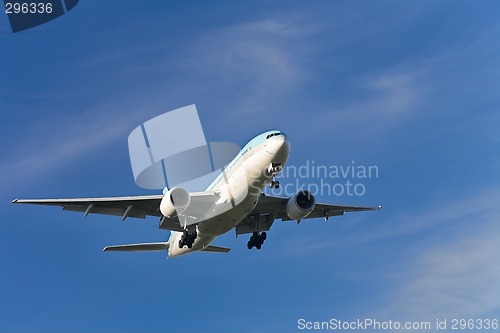 Image of Landing airplane