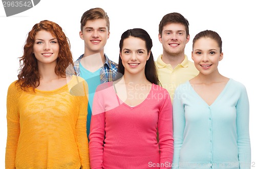 Image of group of smiling teenagers