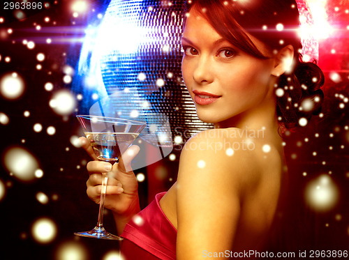 Image of woman with cocktail