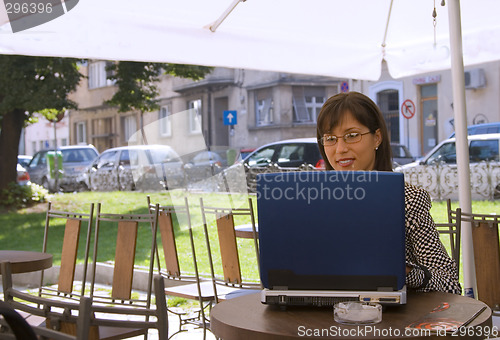 Image of Businesswoman working