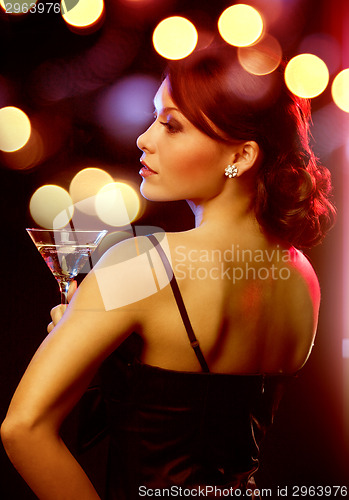 Image of woman with cocktail